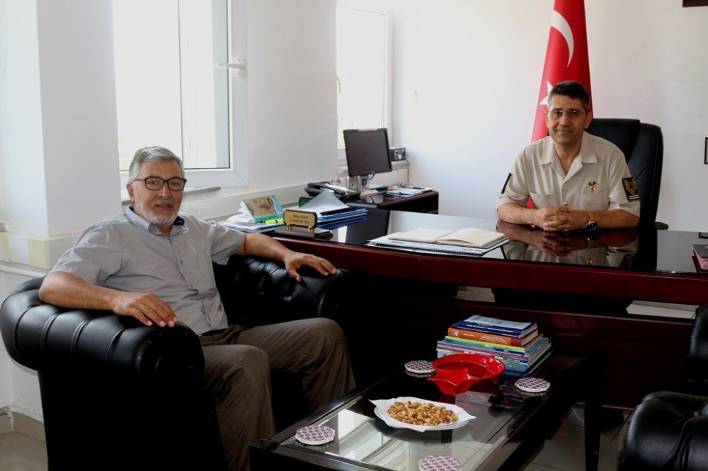 Başkan Bozkurt’tan İlçe Jandarma Komutanı İlhan’a hayırlı olsun ziyareti