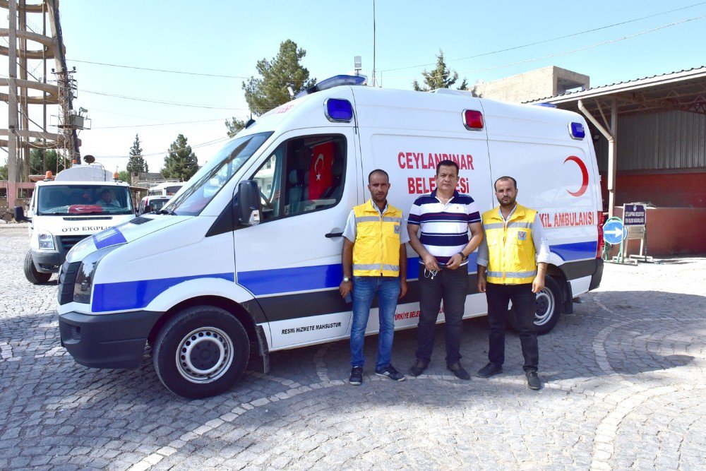 Ceylanpınar’da ücretsiz ambulans hizmeti