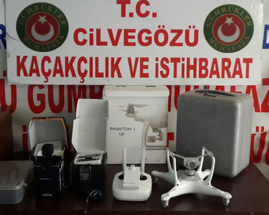 Cilvegözü Gümrük Kapısı’nda 7 adet İHA ve 91 adet yardımcı elektronik parça ele geçirildi