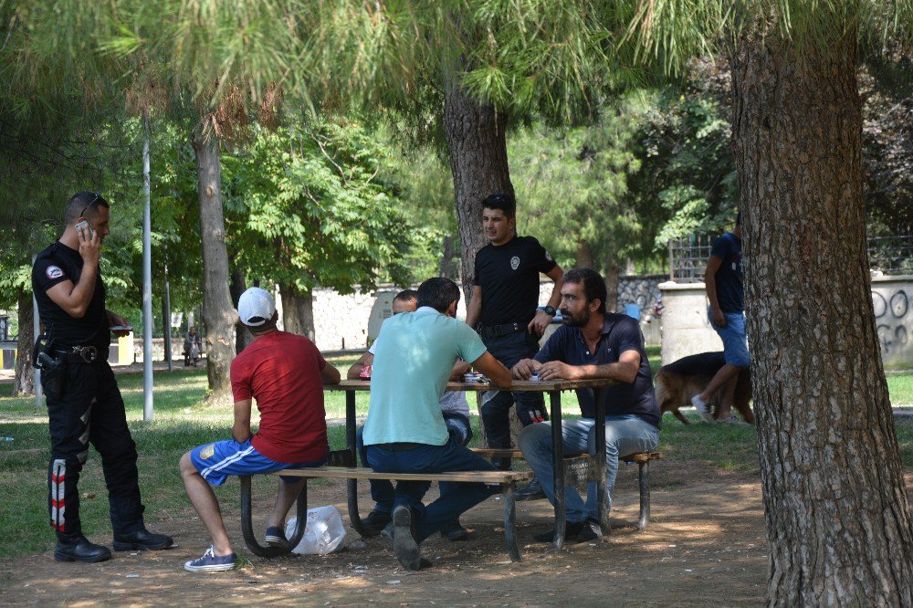 Polis parklarda kuş uçurtmuyor