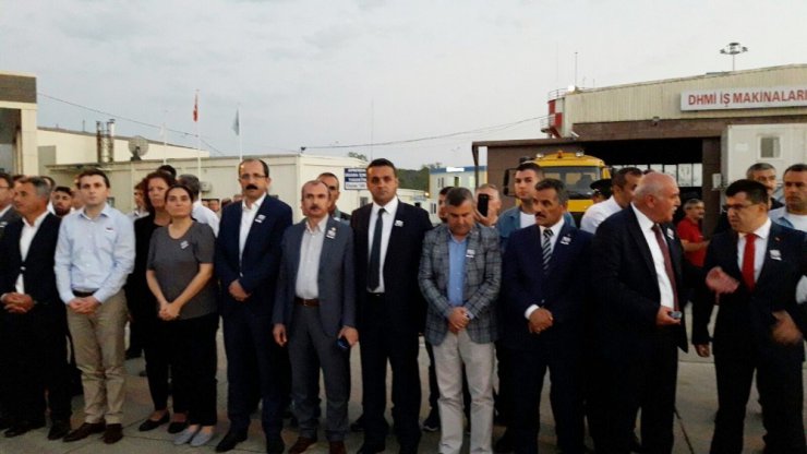 Samsunlu şehidin cenazesi Sinop Havaalanında törenle karşılandı