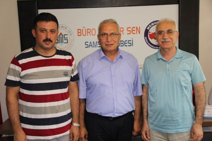 Büro Memur-Sen Genel Başkan Yardımcıları Turhan ve Bingöl Samsun’da