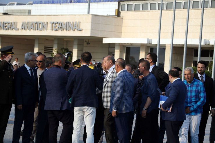 Cumhurbaşkanı Erdoğan Antalya’dan ayrıldı