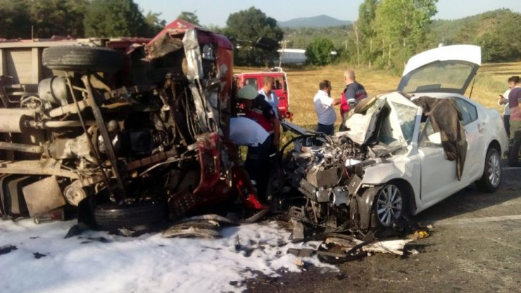 Sakarya’da katliam gibi kaza: 1 ölü, 9 yaralı