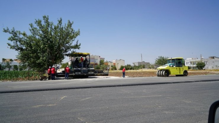 Çevreyolunun doğu kısmındaki asfalt çalışmaları tamamlandı