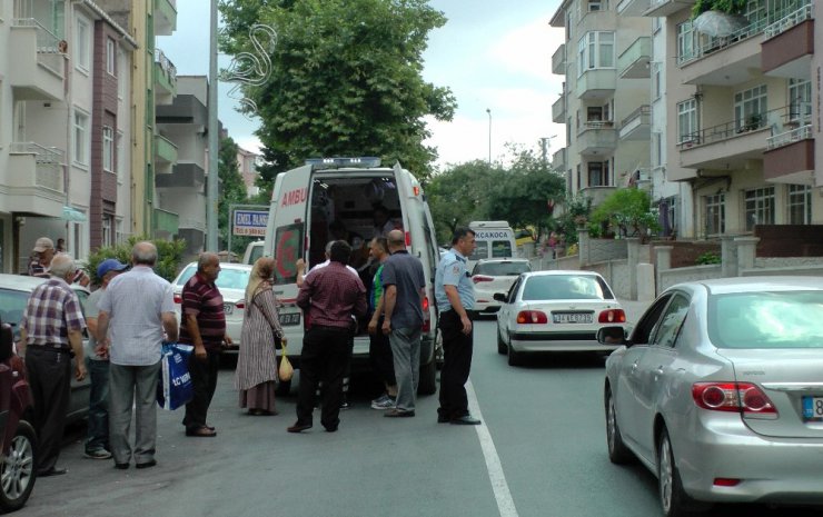 Pansiyonun balkonundan düşen yaşlı kadın ağır yaralandı