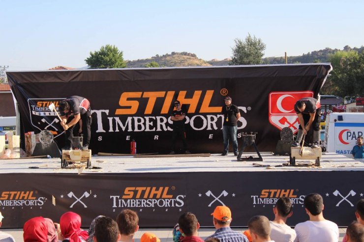 “Stıhl Tımbersports Türkiye Şampiyonası” Afyon’da ilk kez Park Afyon Alışveriş Merkezi’nde gerçekleştirildi