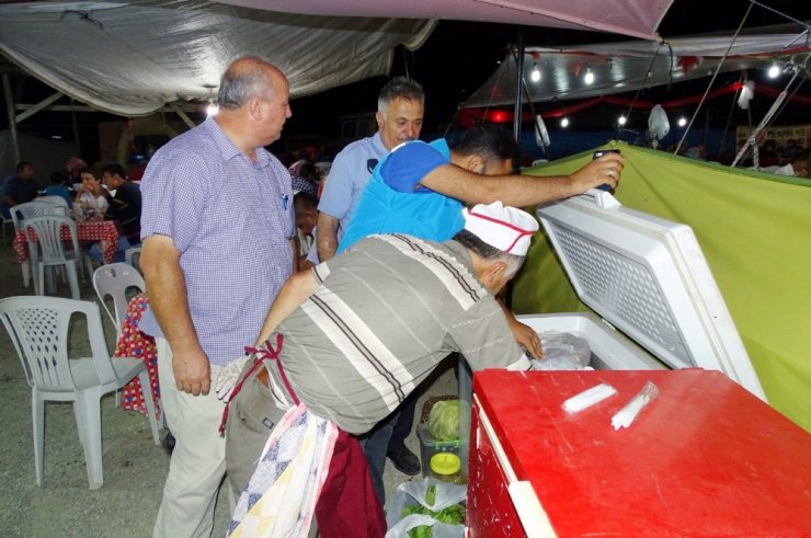 Festivalde gıda denetimi