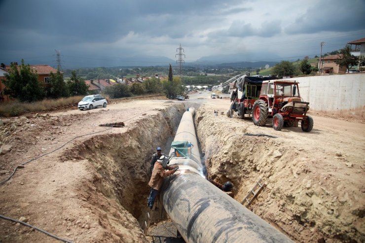 Akçay Barajı’nda son 2 kilometre