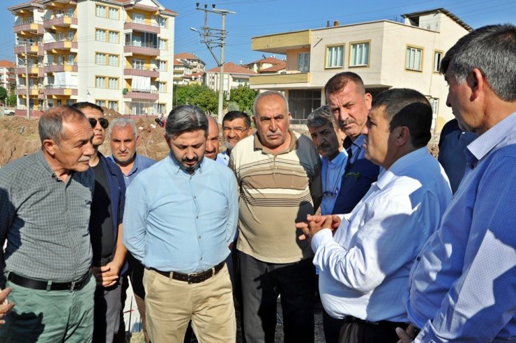 TBMM Başkanvekili Ahmet Aydın Gölbaşı ilçesinde yapımı devam eden yatırımları inceledi