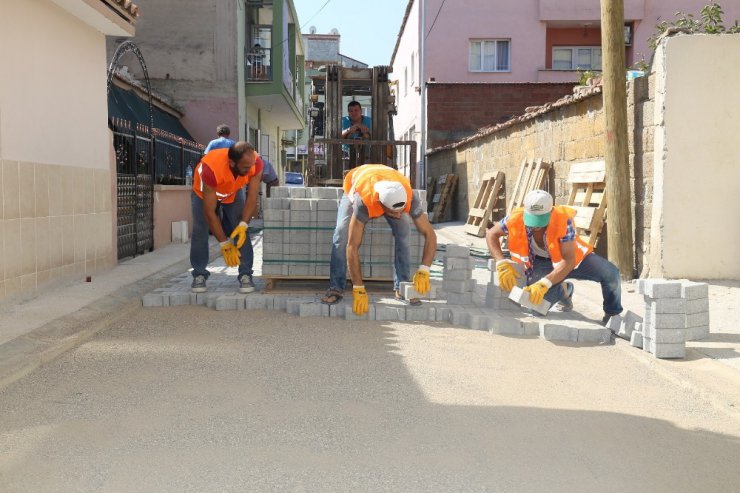 Turgutlu’da 4 sokakta yenileme çalışması