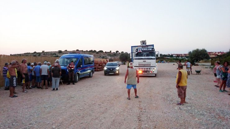 Tatil merkezinde ortalık karıştı, jandarma havaya ateş açtı