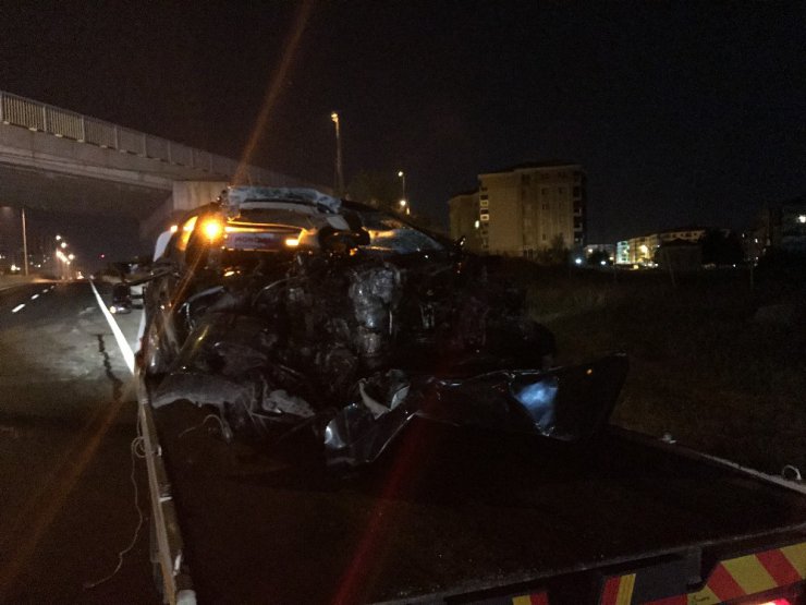 Tekirdağ’da trafik kazası: 1 ölü, 2 yaralı