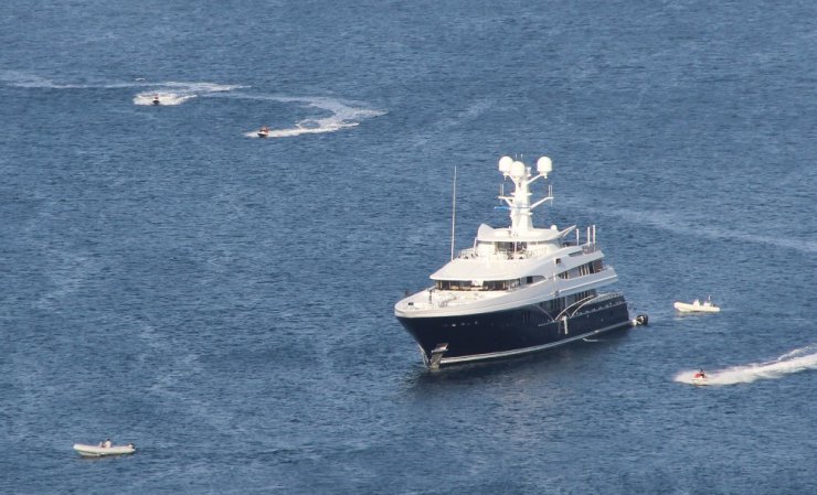 Suudi Prens Bodrum’u helikopterle gezdi