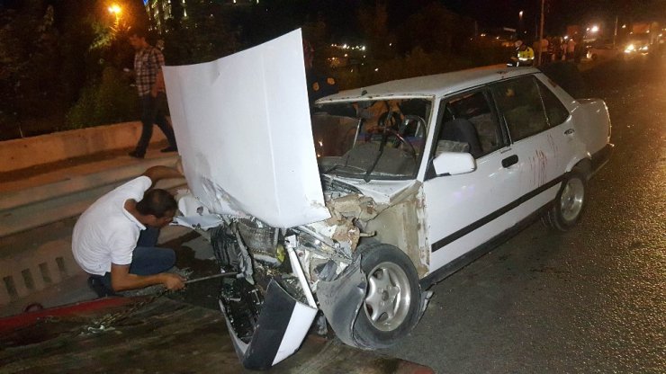 Samsun’da iki otomobil çarpıştı: 5 yaralı