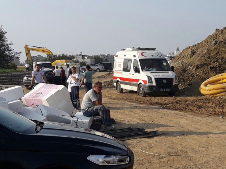 Hatay’da okul inşaatında göçük: 1 ölü, 3 yaralı