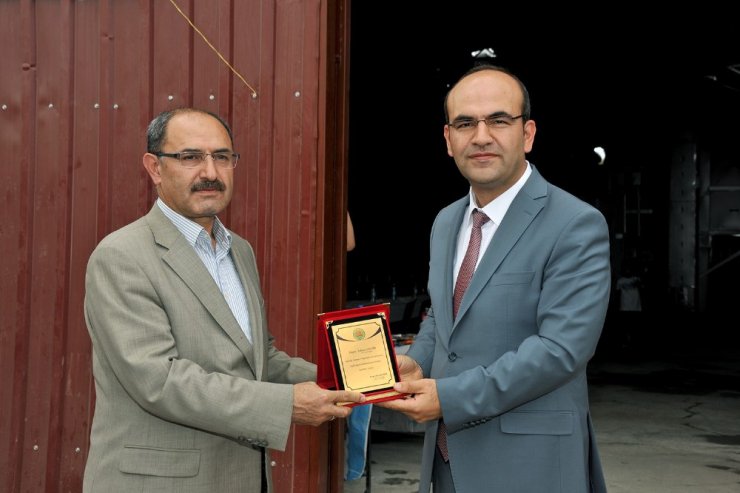 Arguvan’da hububat eleme işlerinde kullanılacak olan tesisin açılışı yapıldı