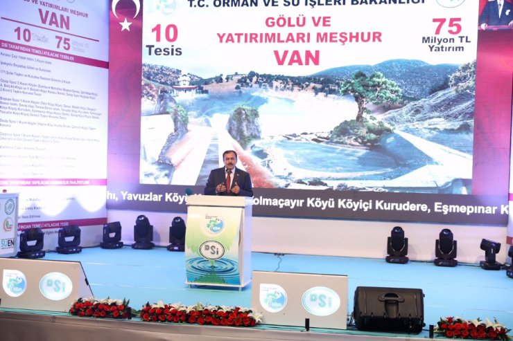 Van’da 10 tesisin temeli atıldı