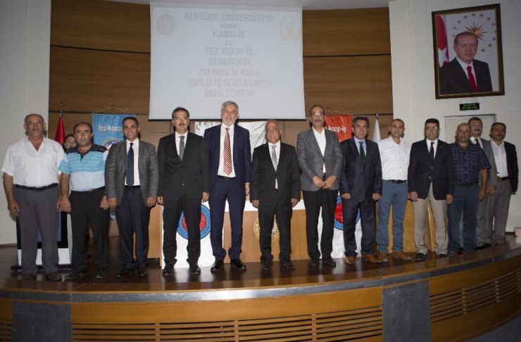 Atatürk Üniversitesi Toplu İş Sözleşmelerini İmzaladı