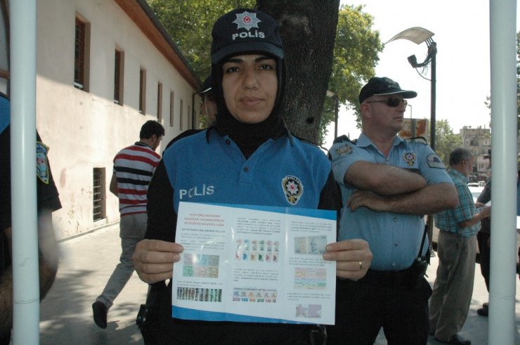 Polisten cami cemaatine Kurban Bayramı öncesi sahte para uyarısı