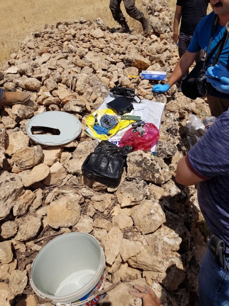 Yakalanan terörist itiraf etti, güvenlik kuvvetleri örgün mühimmatlarını buldu