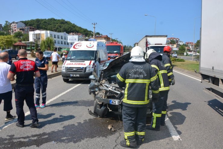 Fatsa’da trafik kazaları: 13 Yaralı