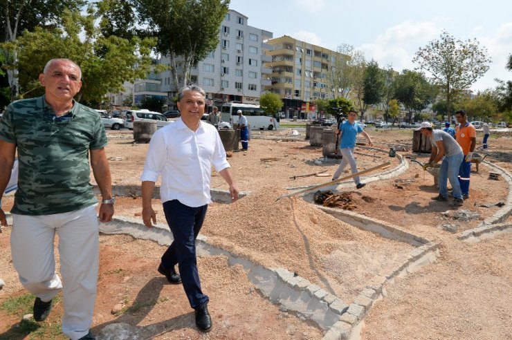 Başkan Uysal’dan Tarık Akan Parkı’na denetim