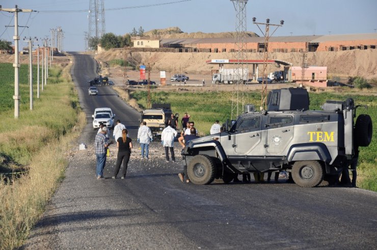 Sur’da yola tuzaklanan patlayıcı infilak etti