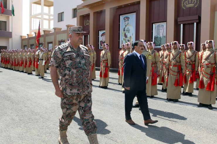 Ürdün Genelkurmay Başkanı, Irak Savunma Bakanını kabul etti