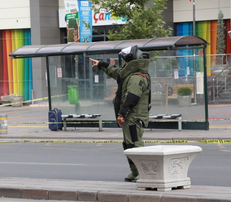 Başkent’te şüpheli valiz polisi alarma geçirdi