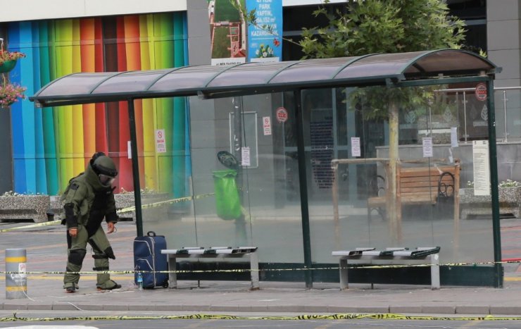 Başkent’te şüpheli valiz polisi alarma geçirdi