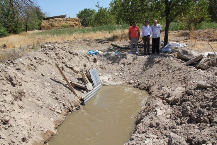 Malatya’da yaşanan sulama suyu sıkıntısı