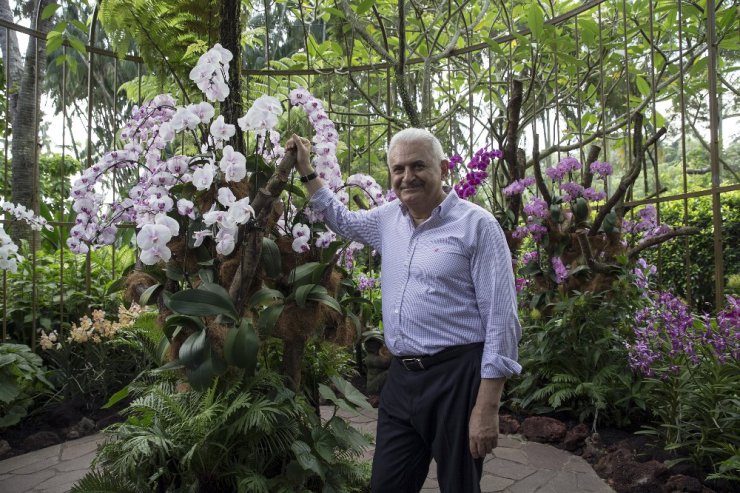 Başbakan Yıldırım, Ulusal Orkide Bahçesini ziyaret etti