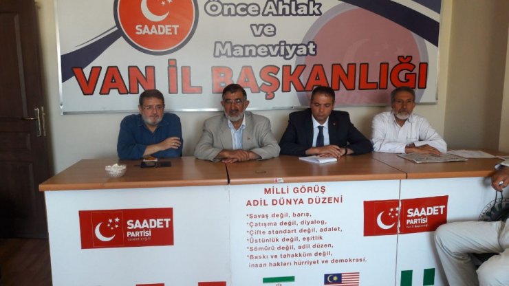 Saadet Partisi Ağustos Ayı İl Divan Toplantısı