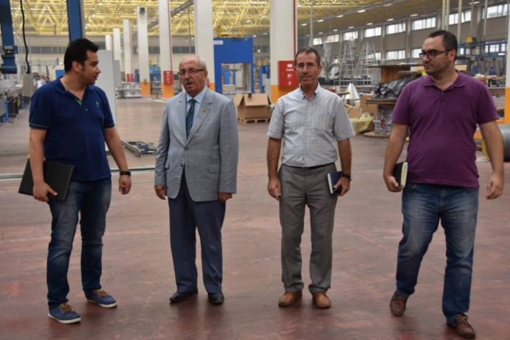 Başkan Albayrak’dan Çerkezköy OSB’deki fabrikaları inceledi