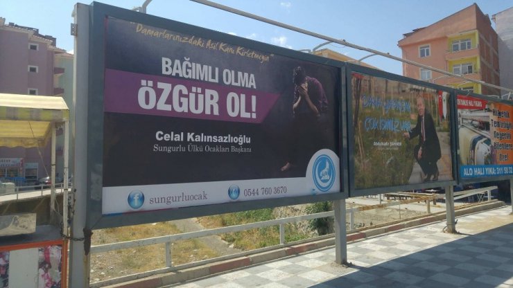 Ülkü Ocakları madde bağımlılığına karşı