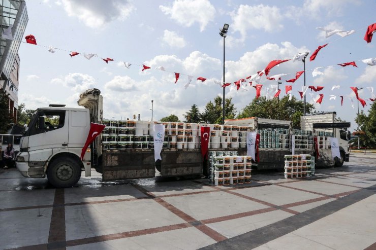 Beykoz’da 80 okula boya ve temizlik malzemesi desteği