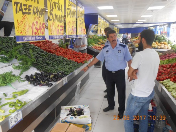 Gebze zabıtasından bayram denetimleri