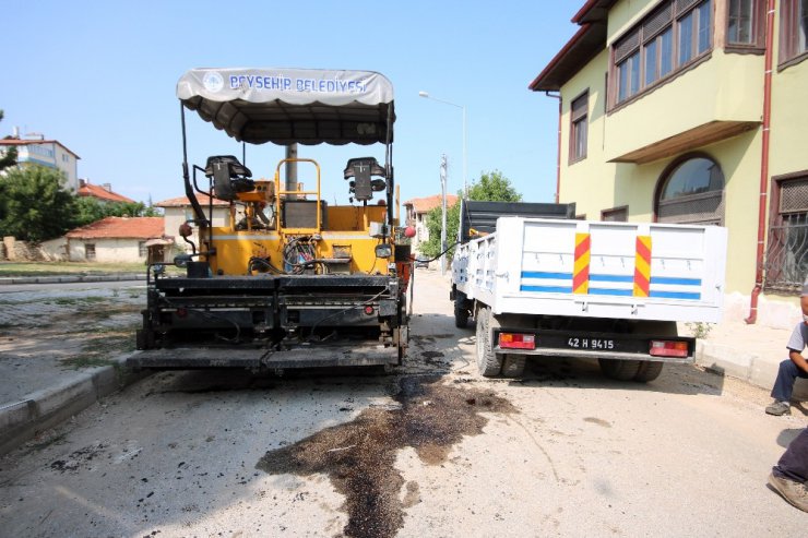 Belediyeye ait iş makinesinden mazot hırsızlığı