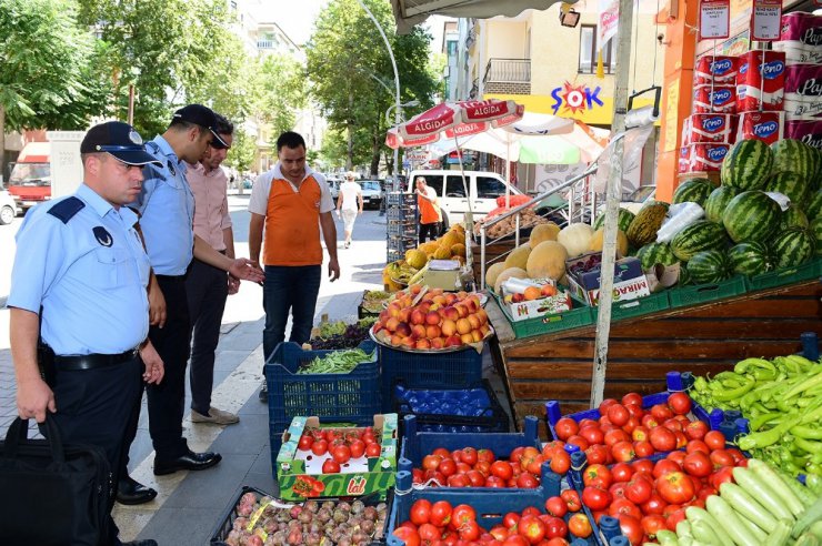 Zabıtadan esnaf denetimi