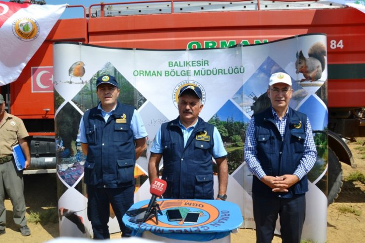 Balıkesir Valisi Yazıcı: “Yaklaşık 10 bin ağacın yandığı alana yeniden dikim yapacağız”