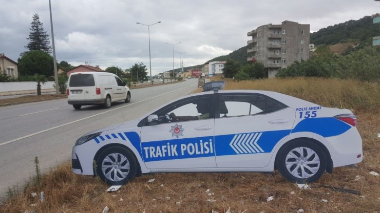Samsun’da maket trafik polis araçları yollarda