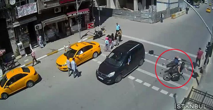 İstanbul’da meydana gelen trafik kazaları mobese kameralarında