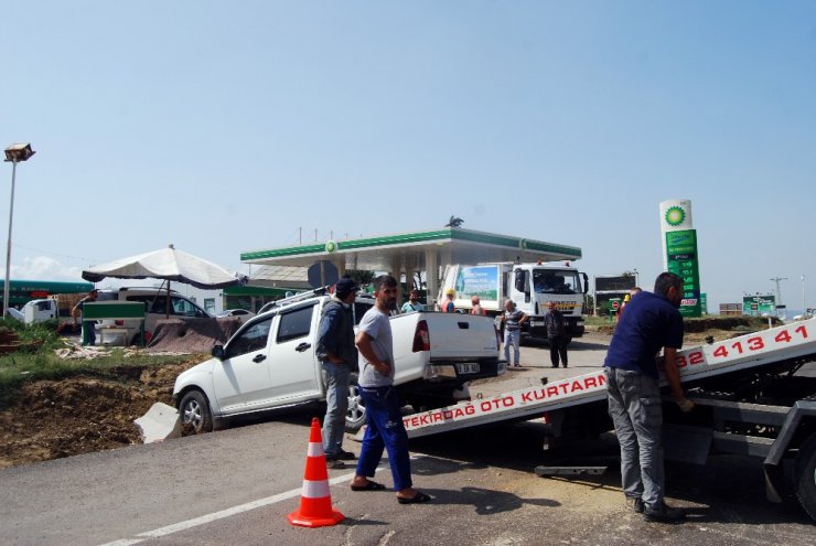 Tekirdağ’da zincirleme trafik kazası: 6 yaralı