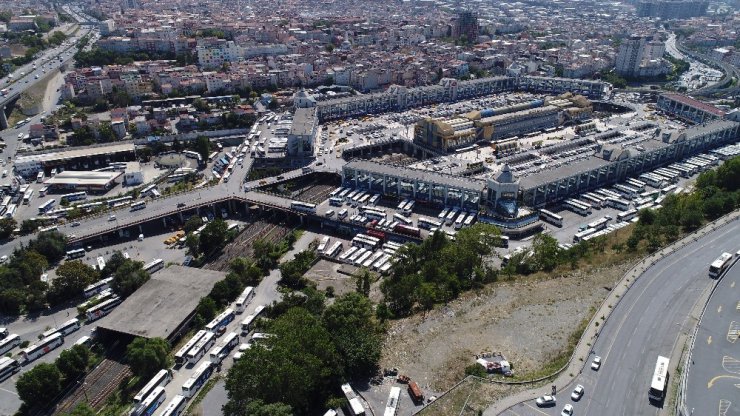 15 Temmuz Demokrasi Otogarı’ndaki hareketlilik havadan görüntülendi