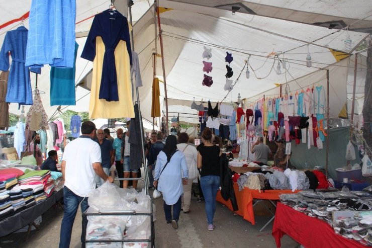 Tarihi Çardak panayırına yoğun ilgi