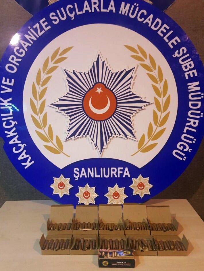 Şanlıurfa’da silah kaçakçılarına operasyon