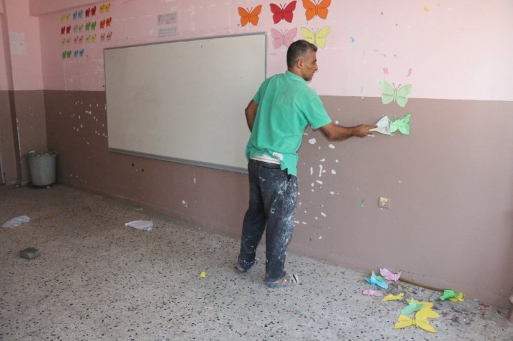 Akçakale Belediyesi okulları yeni eğitim yılına hazırlıyor