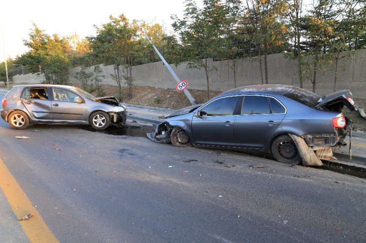 Başkent’te trafik kazası: 2 yaralı