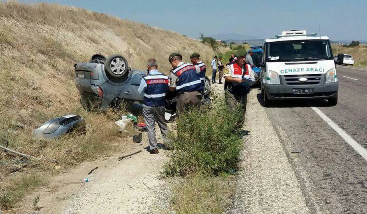 Manisa’da düğün konvoyunda kaza: 1 ölü, 5 yaralı